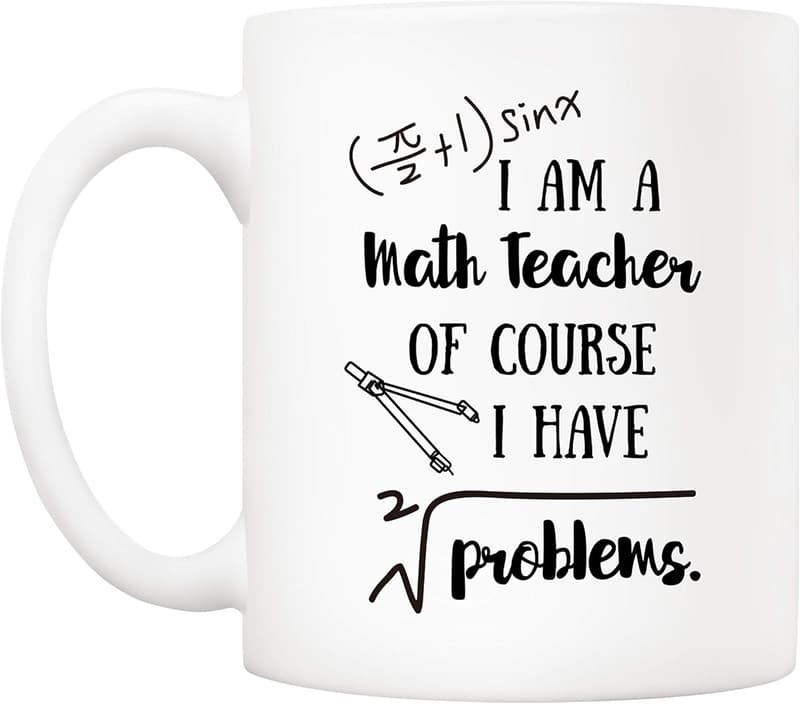 Teachers' Day Gift - Funny Math Teacher Mug, 11 Oz