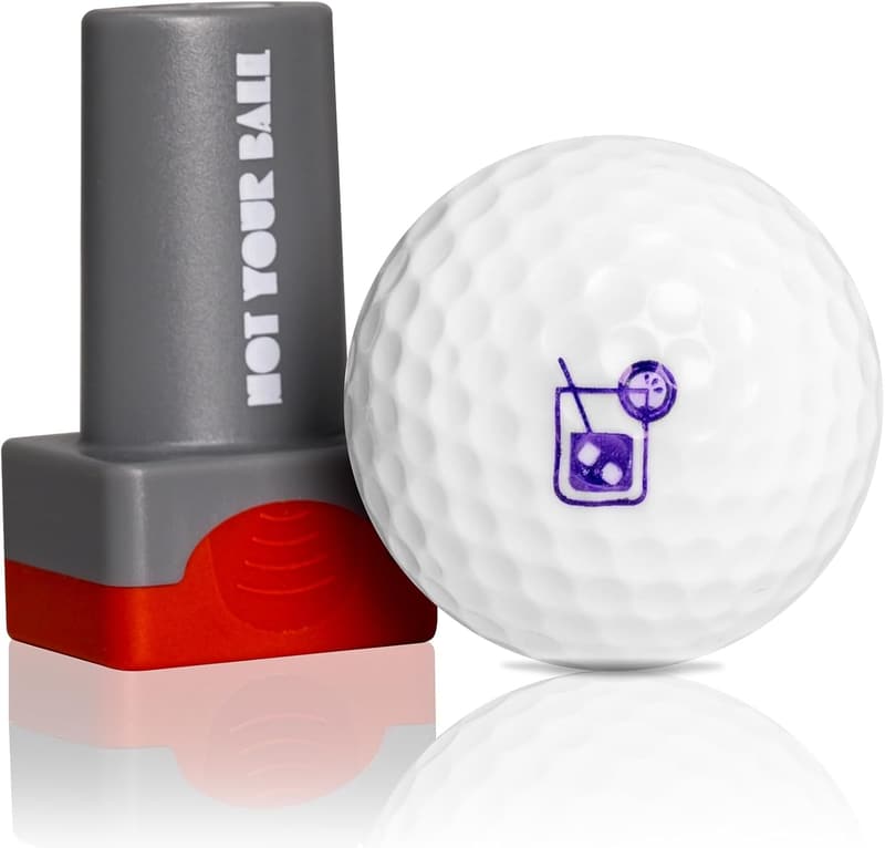 Self-Inking Golf Ball Stamp - Golf Gift for Men & Women