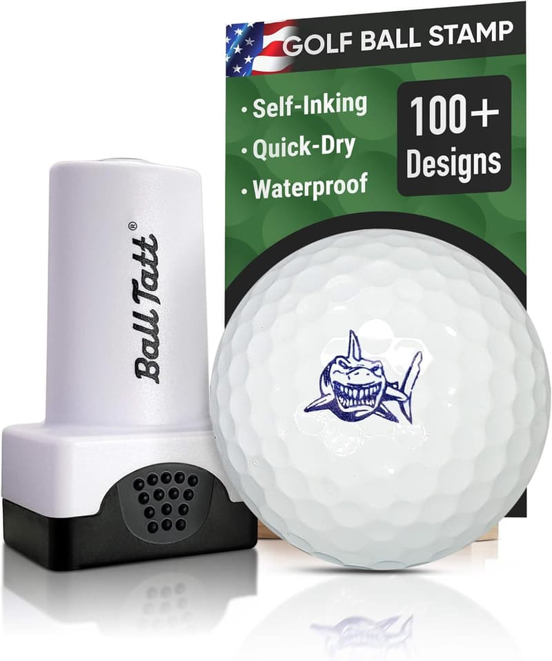 Golf Ball Stamp - Self-Inking, Quick-Dry, Waterproof - Perfect Gift for Golfers