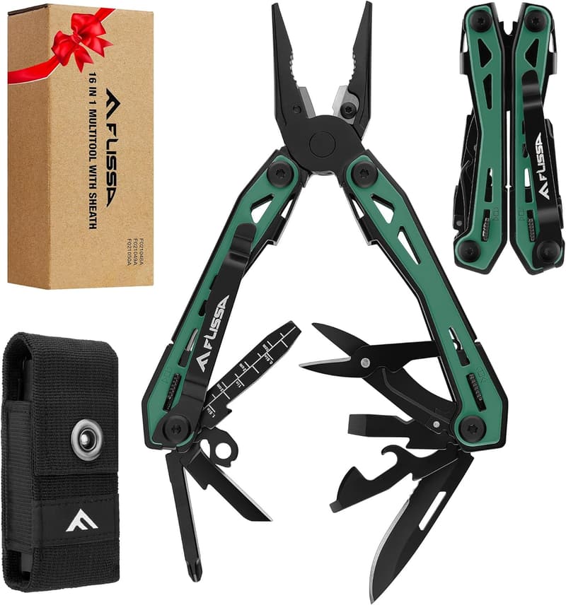 Stainless Steel 16-in-1 Multi-Tool Pliers for Dad