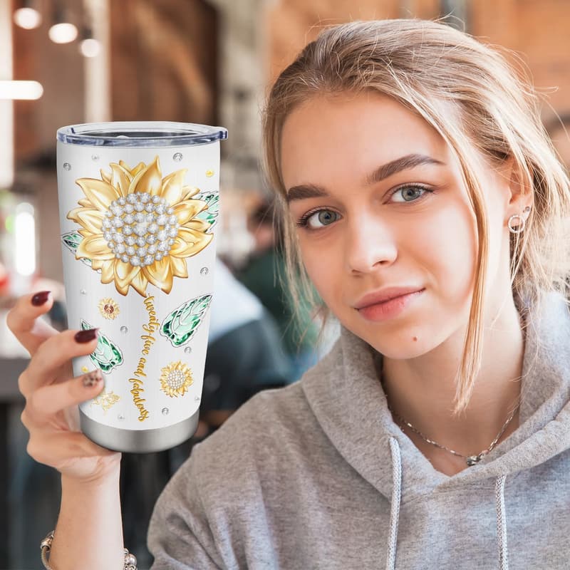 25th Birthday Tumbler Gift for Women - 20oz Cup