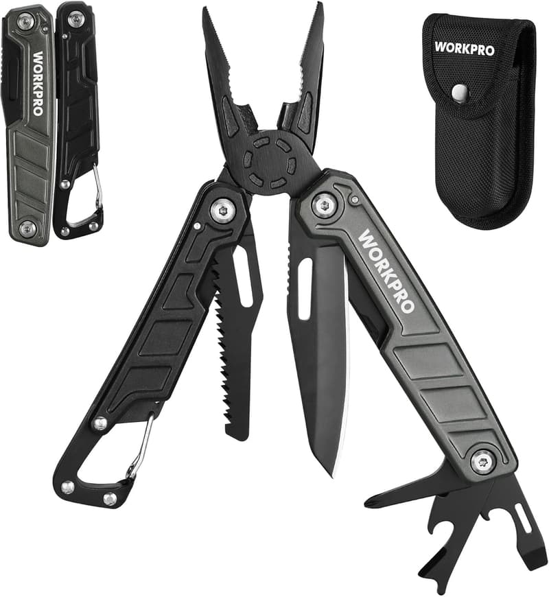 EDC 11-in-1 Multitool Pliers with Pocket Clip and Sheath