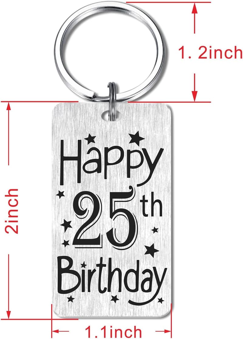 Happy 13th Birthday Keychain Gift Idea