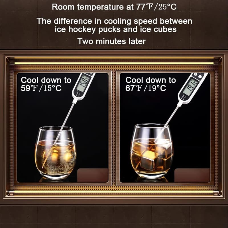 Reusable Stainless Steel Whiskey Chilling Balls for Drinks