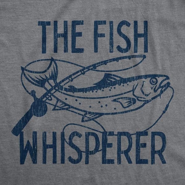 Fishing Shirt for Men – The Fish Whisperer Graphic Design