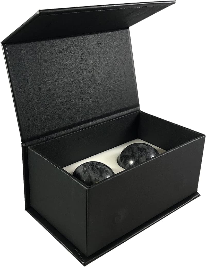 Luxe Whiskey Stones - Set of 2 Marble Chilling Spheres in Gift Box