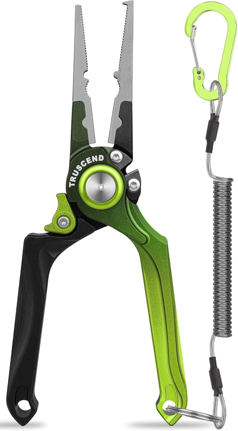Fishing Tool Set: Ergonomic Lockable Pliers, Teflon Coated