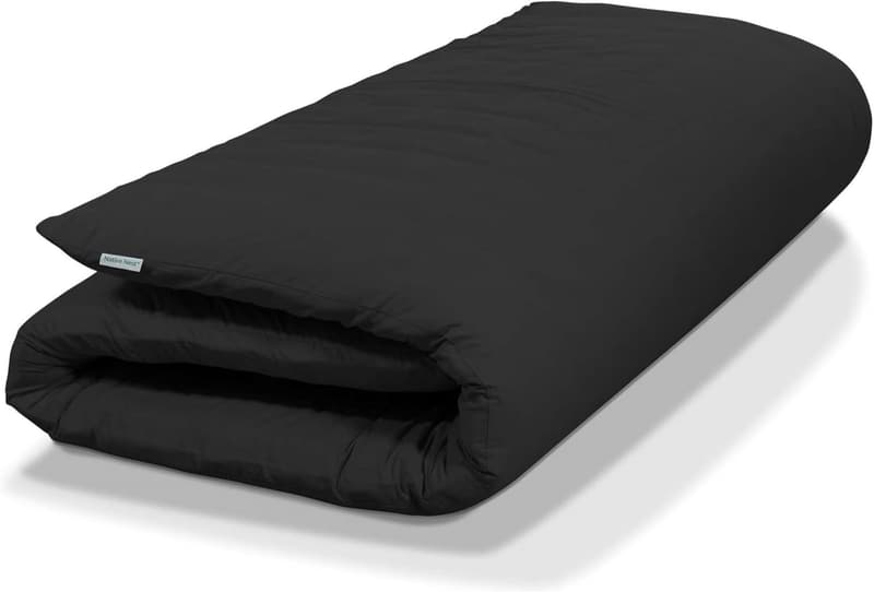 Portable Twin Japanese Futon Mattress - Medium Firm Shikibuton