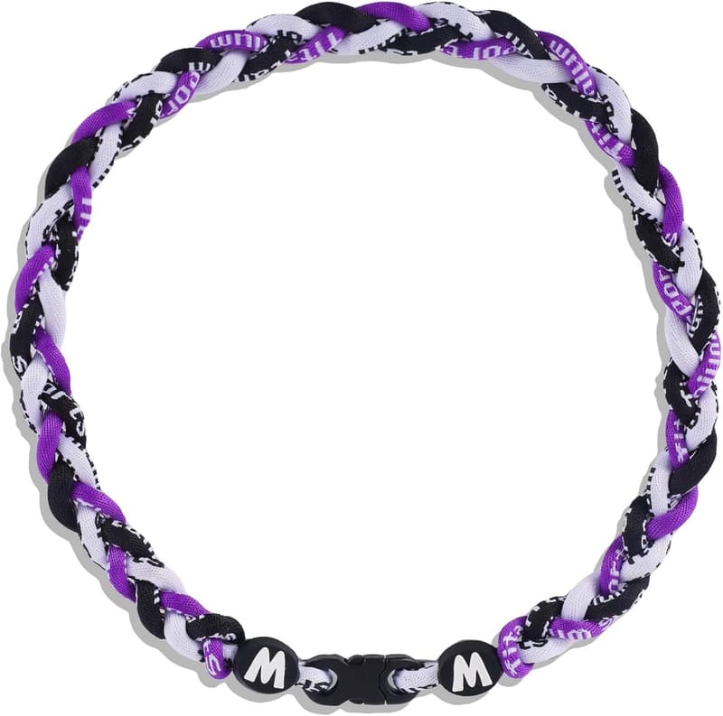 18-Inch Tornado Design Baseball Necklace with Nylon Rope