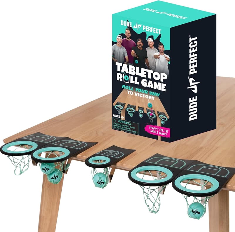 Tabletop Toss Game - Dude Perfect for Family Game Night