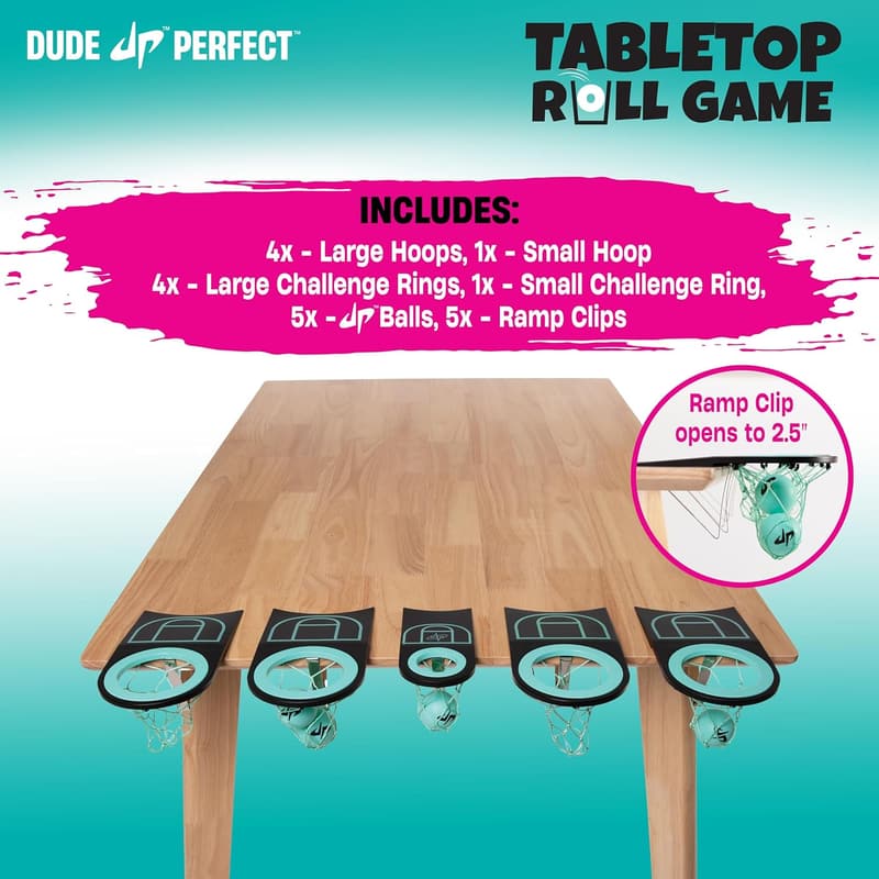 Tabletop Toss Game - Dude Perfect for Family Game Night