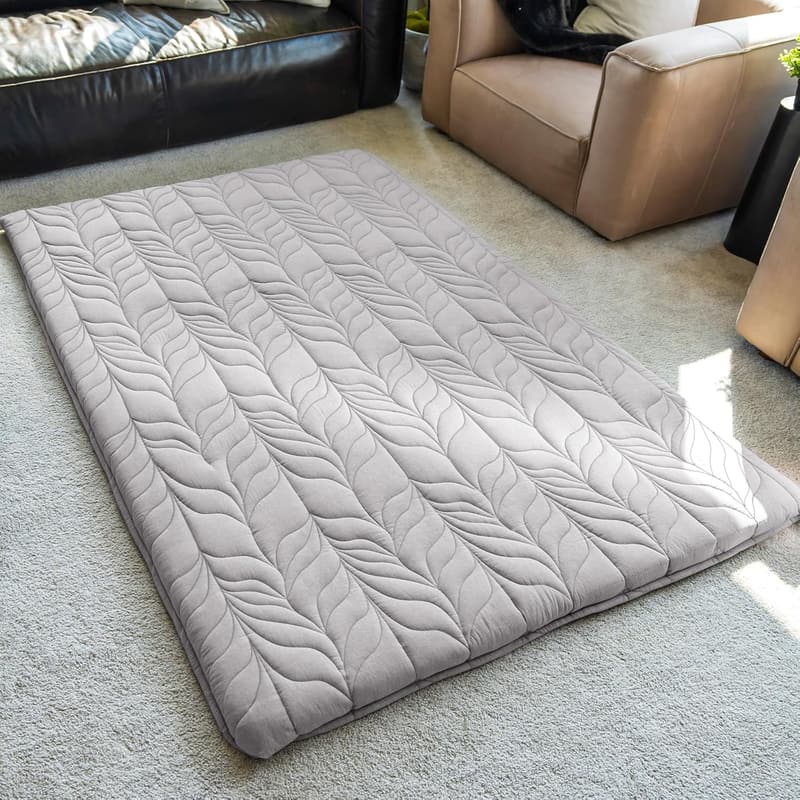 Full Size Portable Japanese Futon Mattress with Cotton Cover