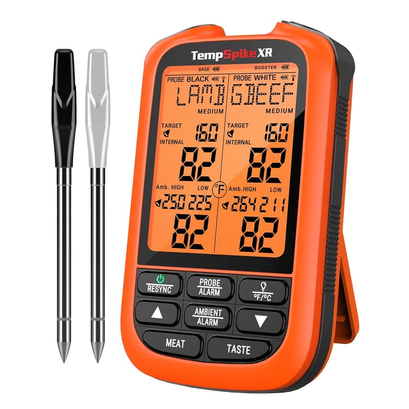 Wireless Meat Thermometer with 2 Probes - Perfect Father's Day Gift