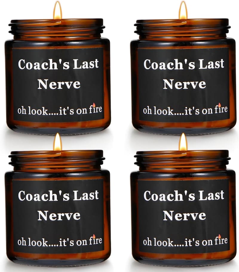 Last Nerve Candle Set for Women & Men (4pcs, Black)