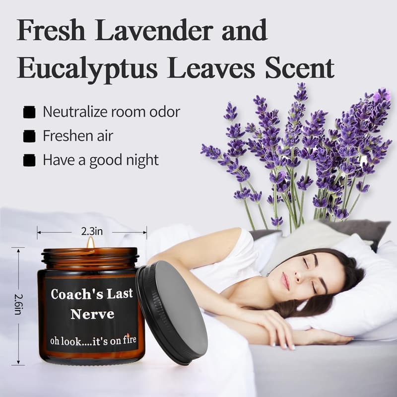 Last Nerve Candle Set for Women & Men (4pcs, Black)