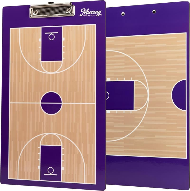 Basketball Coaches Clipboard in Team Colors