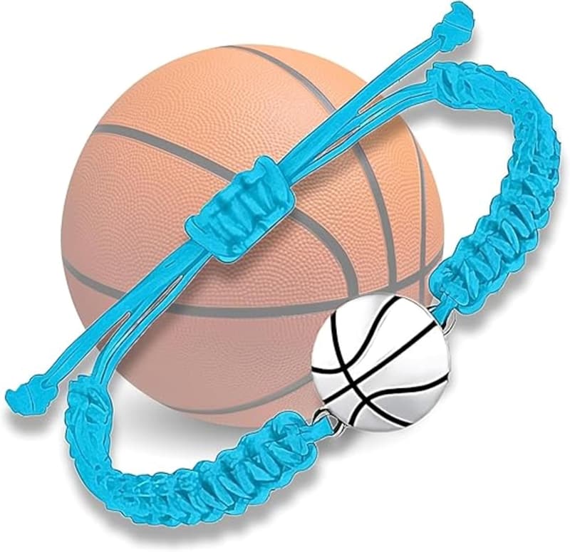 Basketball Charm Bracelet - Adjustable Unisex Friendship Jewelry