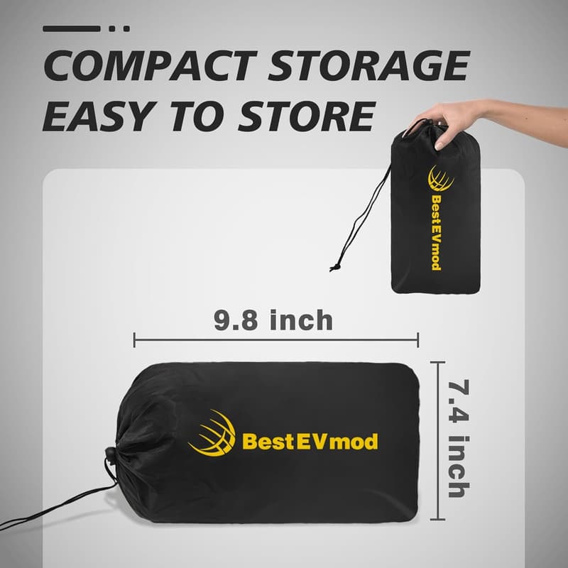 Cybertruck-Compatible Air Mattress for Camping with Pump & Bag