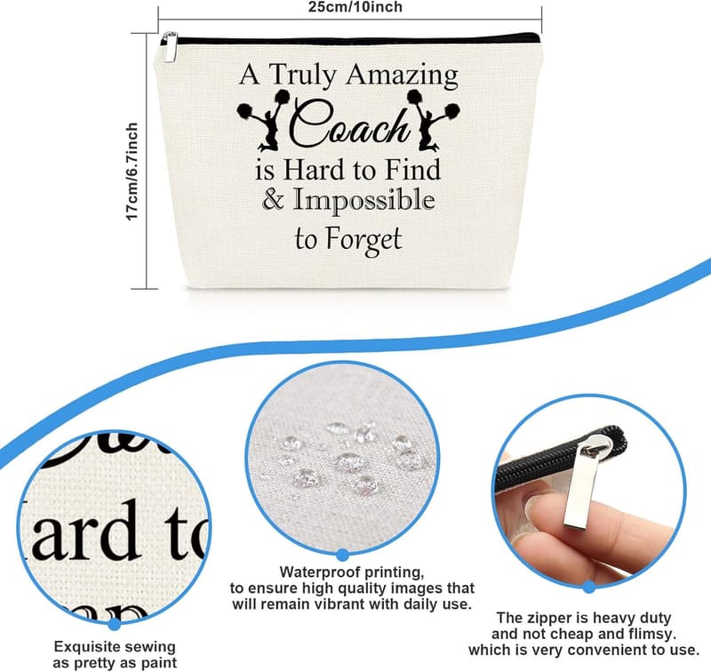 Sports Mom Makeup Bag - Coach Appreciation Gift