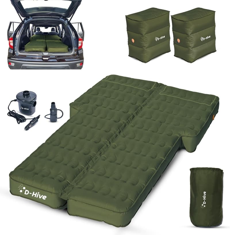 Durable SUV Air Mattress for Car Camping, Extra Thick 300D Fabric