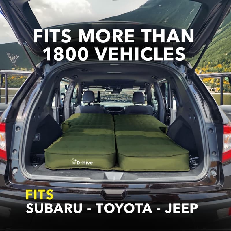 Durable SUV Air Mattress for Car Camping, Extra Thick 300D Fabric