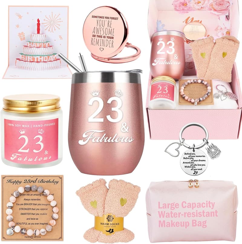 23rd Birthday Gift Basket for Women and Girls