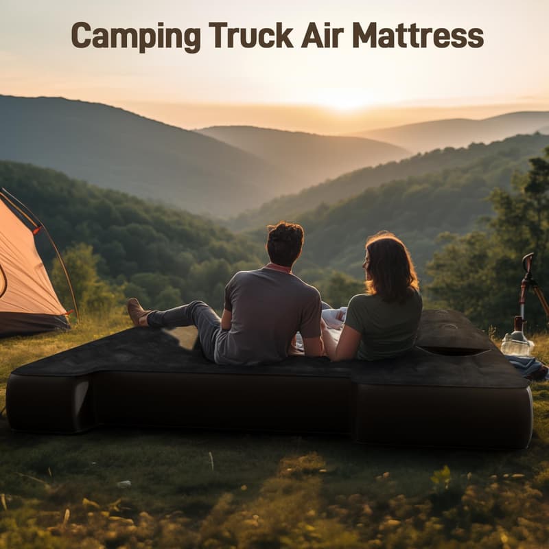 Inflatable Air Mattress for Full-Size Short Truck Beds