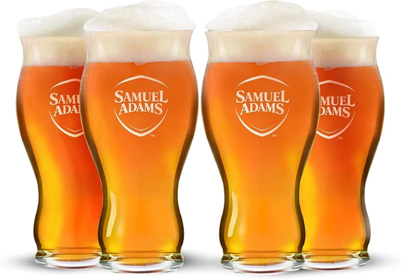 Samuel Adams Sensory Perfect Pint Glasses - Set of 4