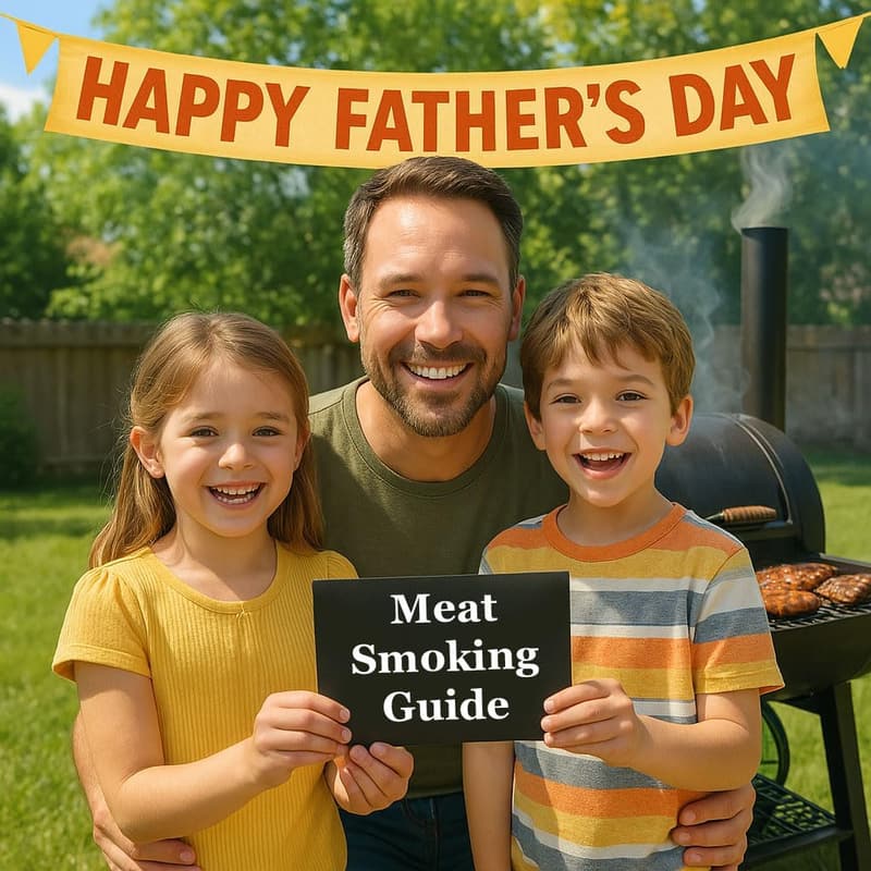Ultimate Meat Smoking Guide Magnet for BBQ Enthusiasts