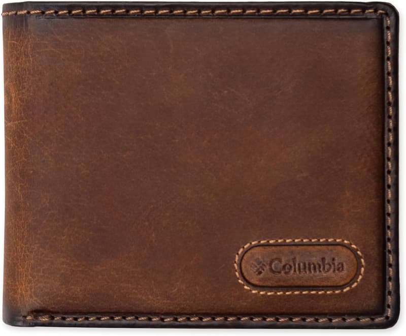 Columbia Men's Bifold Wallet with Card Slots & ID Window