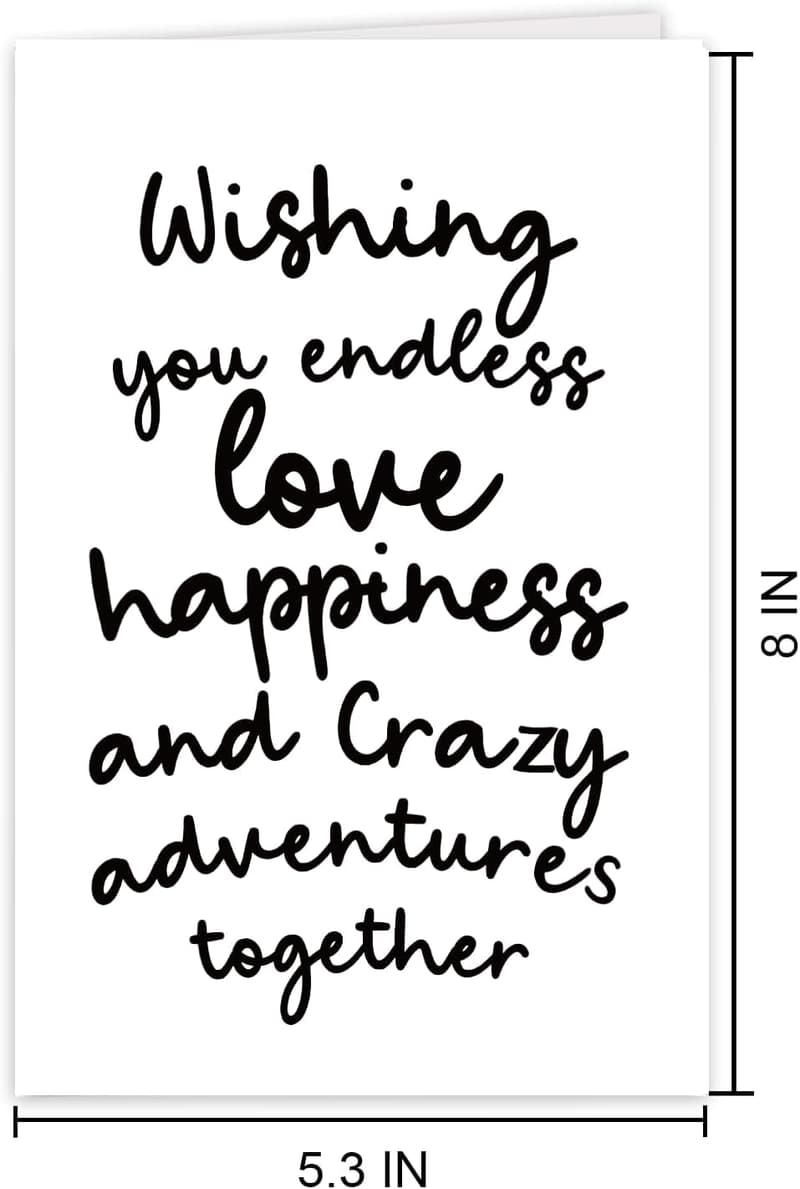 Congratulations Card for Newlyweds – Funny Eco-Friendly Design