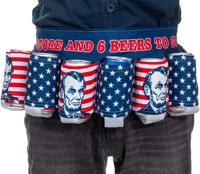 Fourth of July Patriotic Beer Belt - Unisex Americana Theme