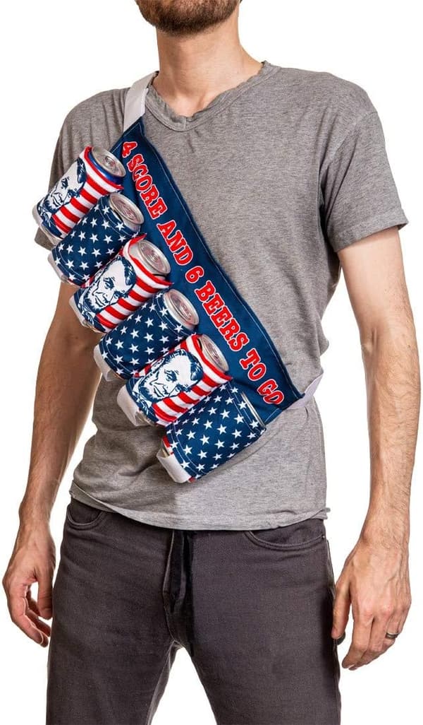 Fourth of July Patriotic Beer Belt - Unisex Americana Theme