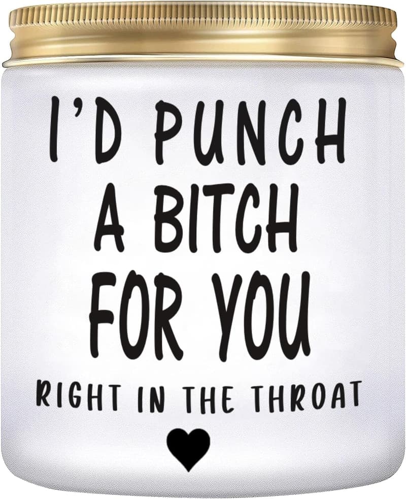 Funny Lavender Candle - Gifts for Best Friends & Unbiological Sisters