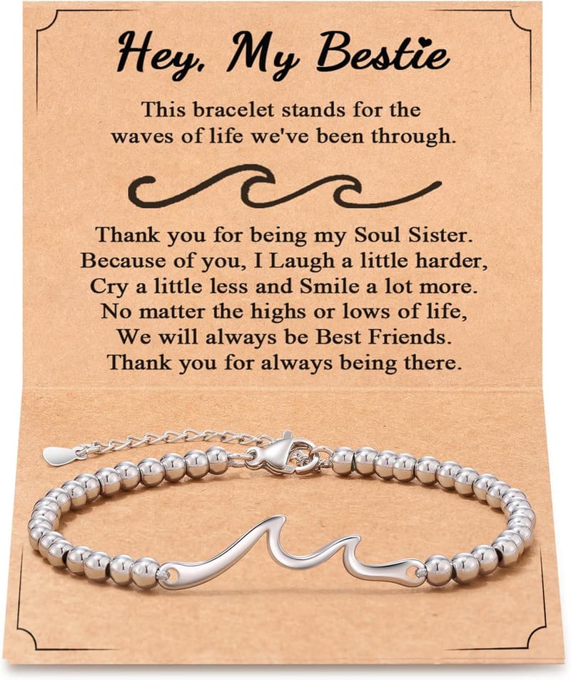 Friendship Wave Bracelet - Thoughtful Gift for Her