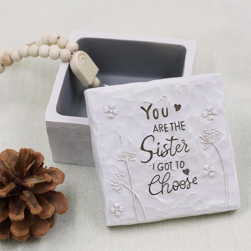 Friendship Hand-Painted Keepsake Box - Gift for Women