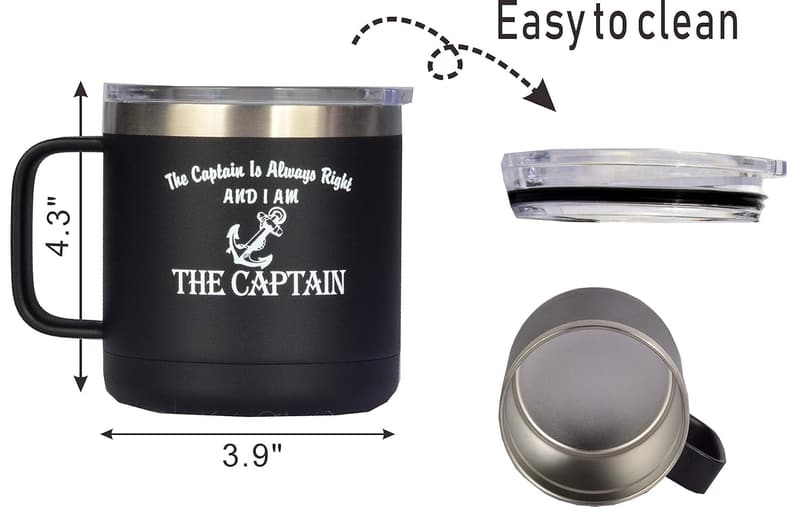 Christmas Captain Tumbler Set for Boaters