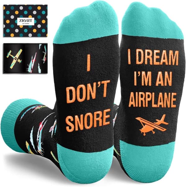 Tractor Trucking Socks for Men and Teens - Novelty Gift Set
