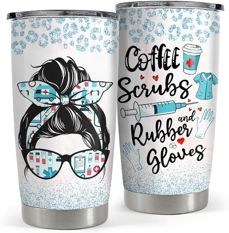 Nurse Gift 20oz Stainless Steel Insulated Travel Mug