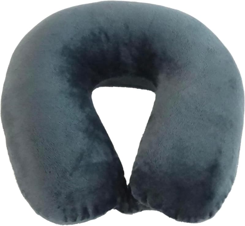 Cozy Microfiber Travel Neck Pillow – Compact & Machine Washable