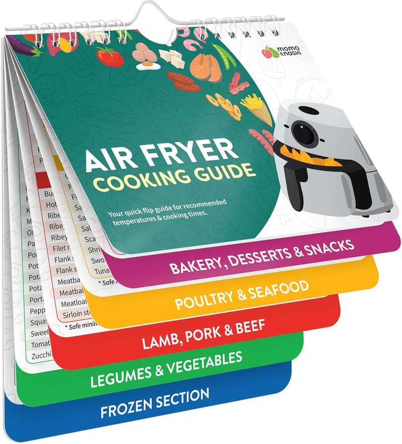 Air Fryer Cooking Guide Magnet Set - Kitchen Accessories 2025