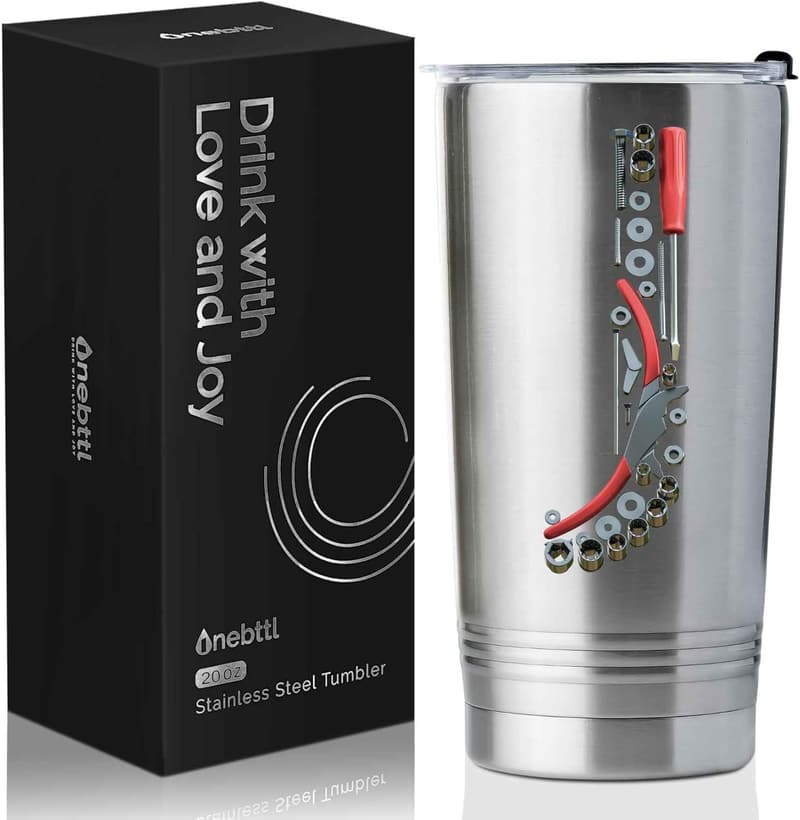 Personalized Travel Mug for Men - 20 oz Gift for Any Occasion