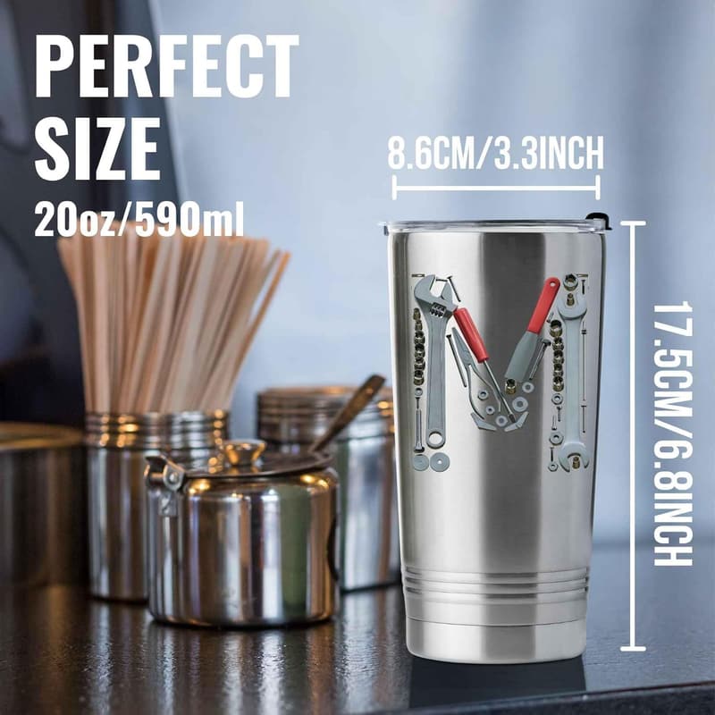 Personalized Travel Mug for Men - 20 oz Gift for Any Occasion