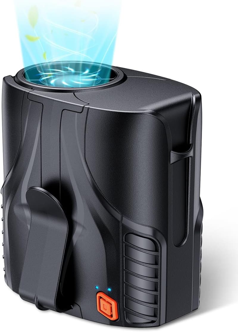 Portable Neck and Waist Fan with 40H Runtime, 6-Speed