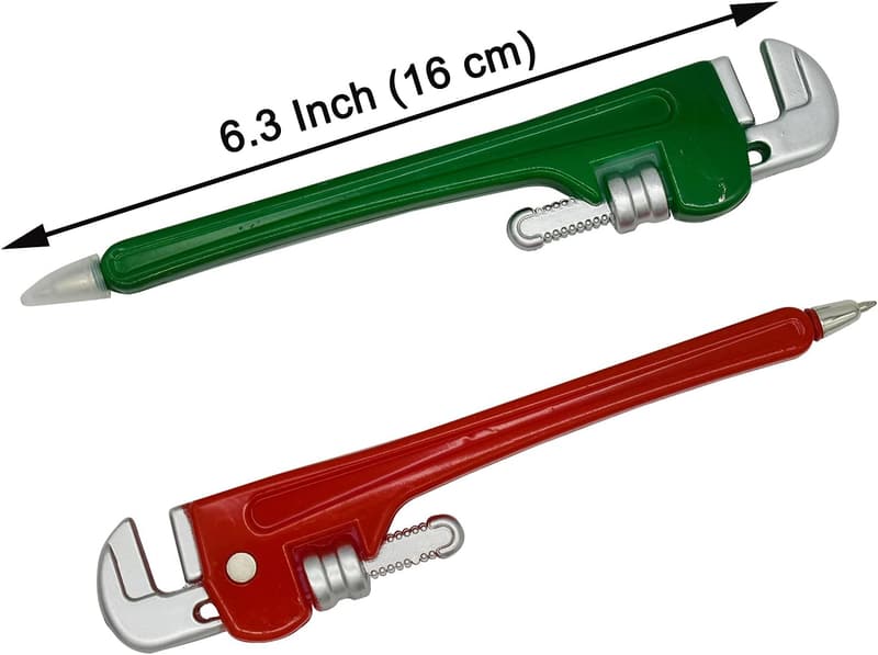 Hardware Shape Ballpoint Pen Set for Boys and Craftsmen - 6 PCS