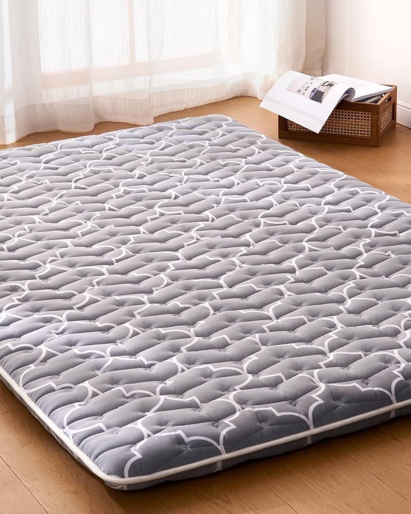 Extra-Thick 9-Layer Japanese Futon Mattress - Twin Size 75