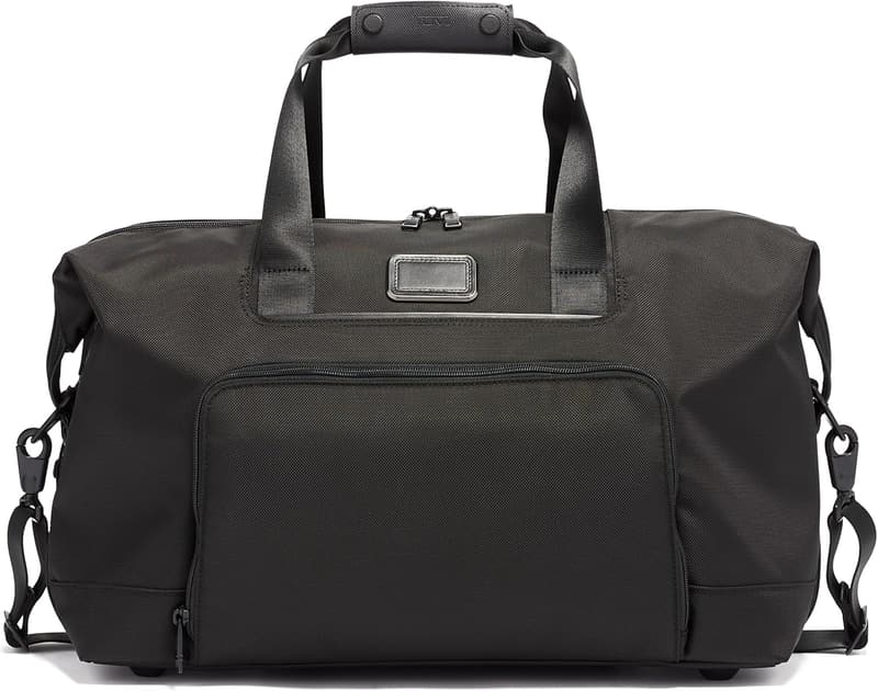 TUMI Alpha Double Expansion Black Travel Duffel Bag