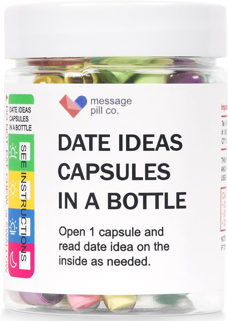 Date Ideas Capsules for Couples - Bridal Shower & Anniversary Gift