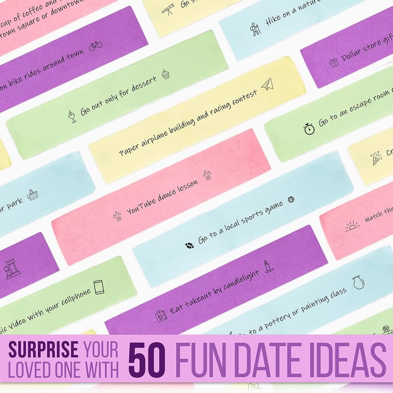 Date Ideas Capsules for Couples - Bridal Shower & Anniversary Gift
