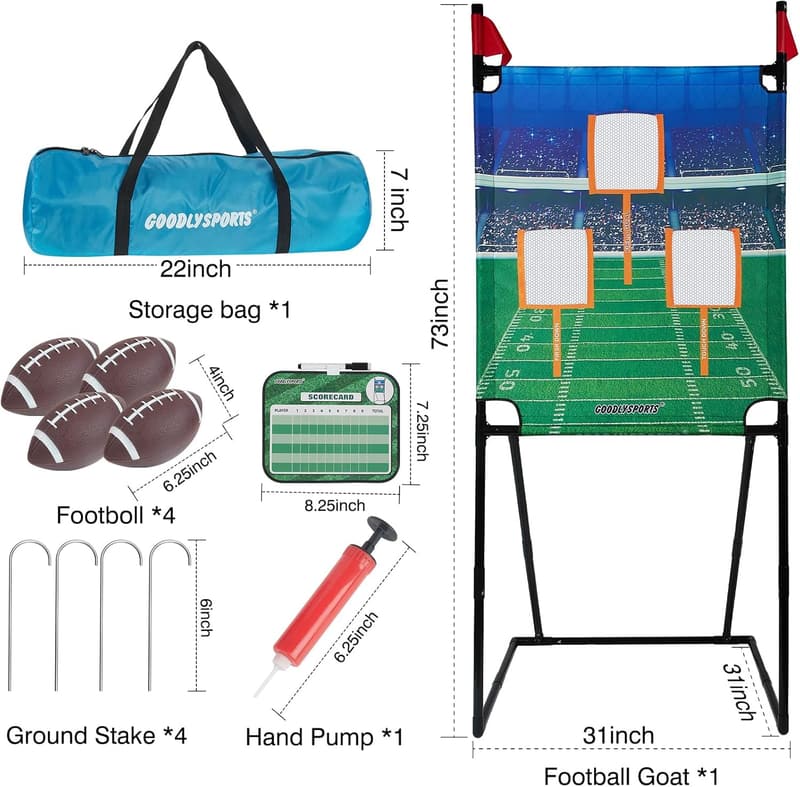 Football Toss Game with 66